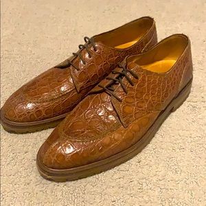 Zelli Crocodile Lace up